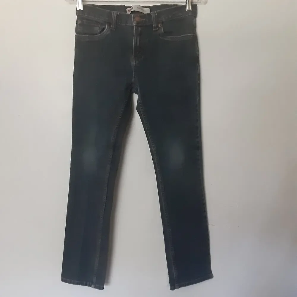 Levis 510 Skinny Boys Size 14 27 X 27 Denim Blue Jeans